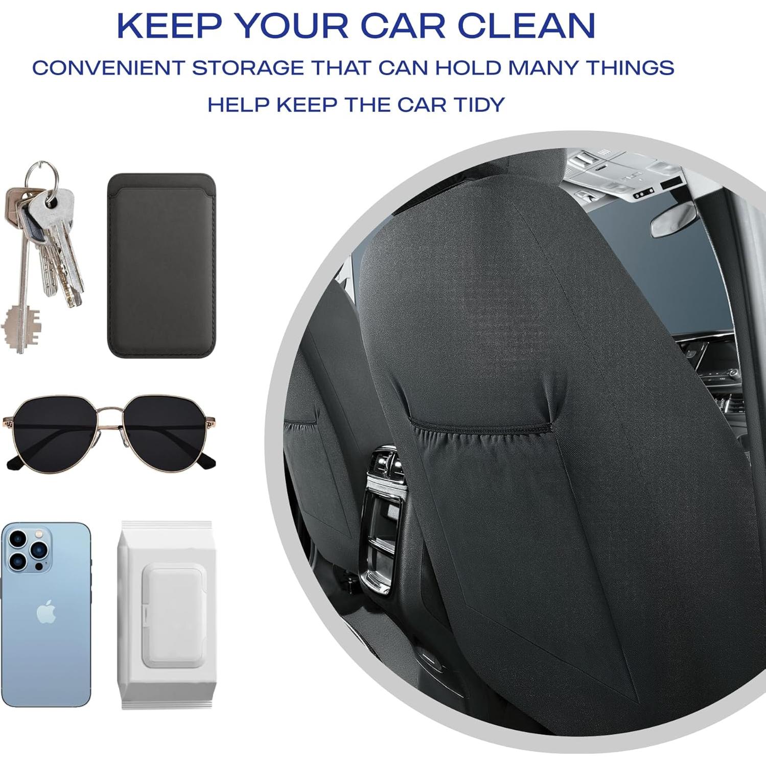 Funda de Asiento de Coche Skechers Gris, Piel Sintética Impermeable