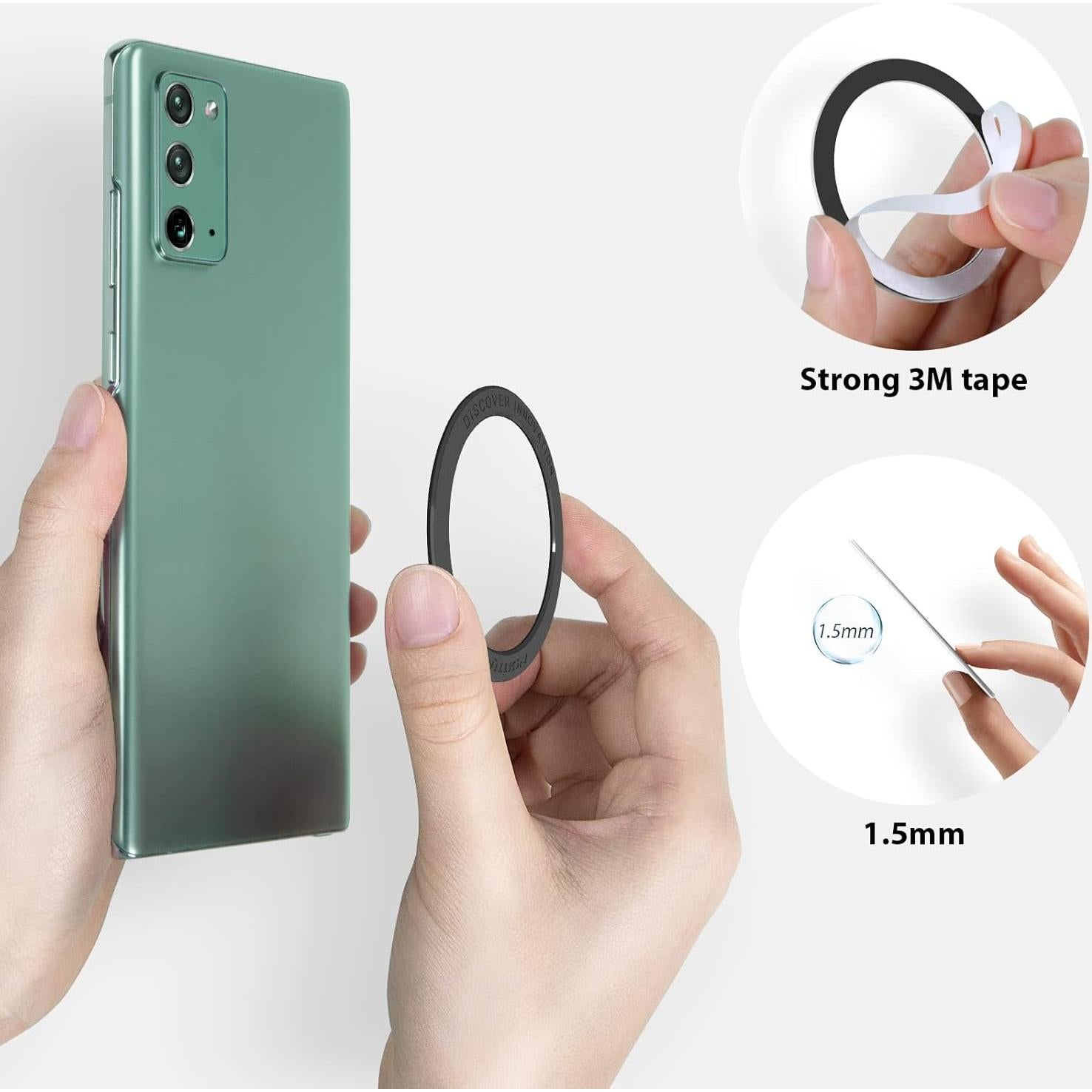 Anillo Magnético Nillkin SnapLink Air - 2 Piezas Negro