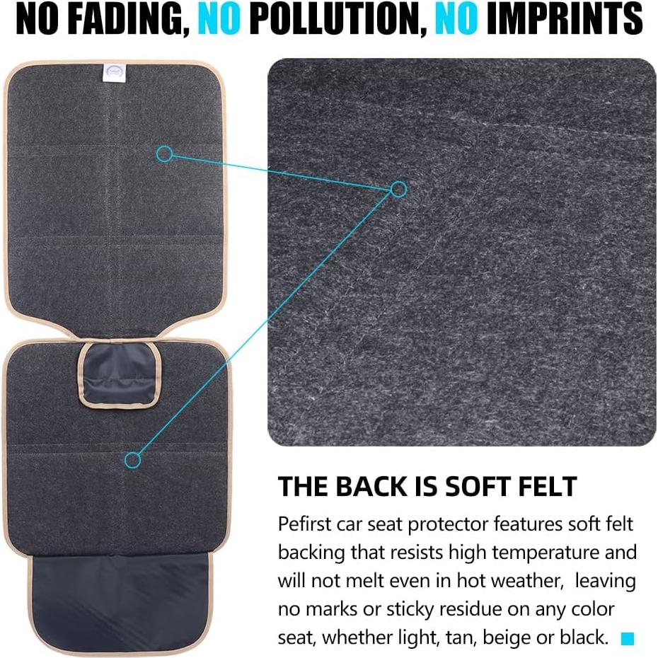 Protector de Asiento de Coche Pefirst PF801 Impermeable Beige