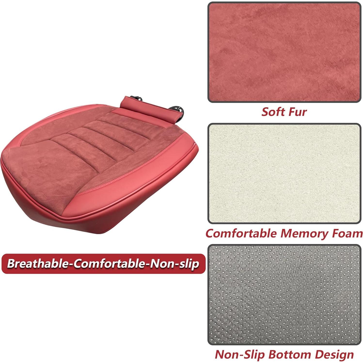 Funda de Asiento de Coche KAYI, Espuma de Memoria Antideslizante