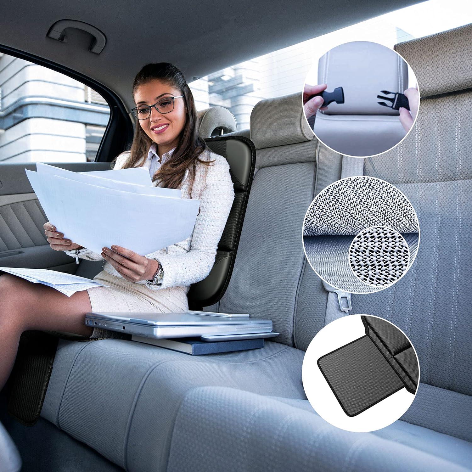 Protector de Asiento de Coche ZBDPOVT 2 Pack XL Impermeable