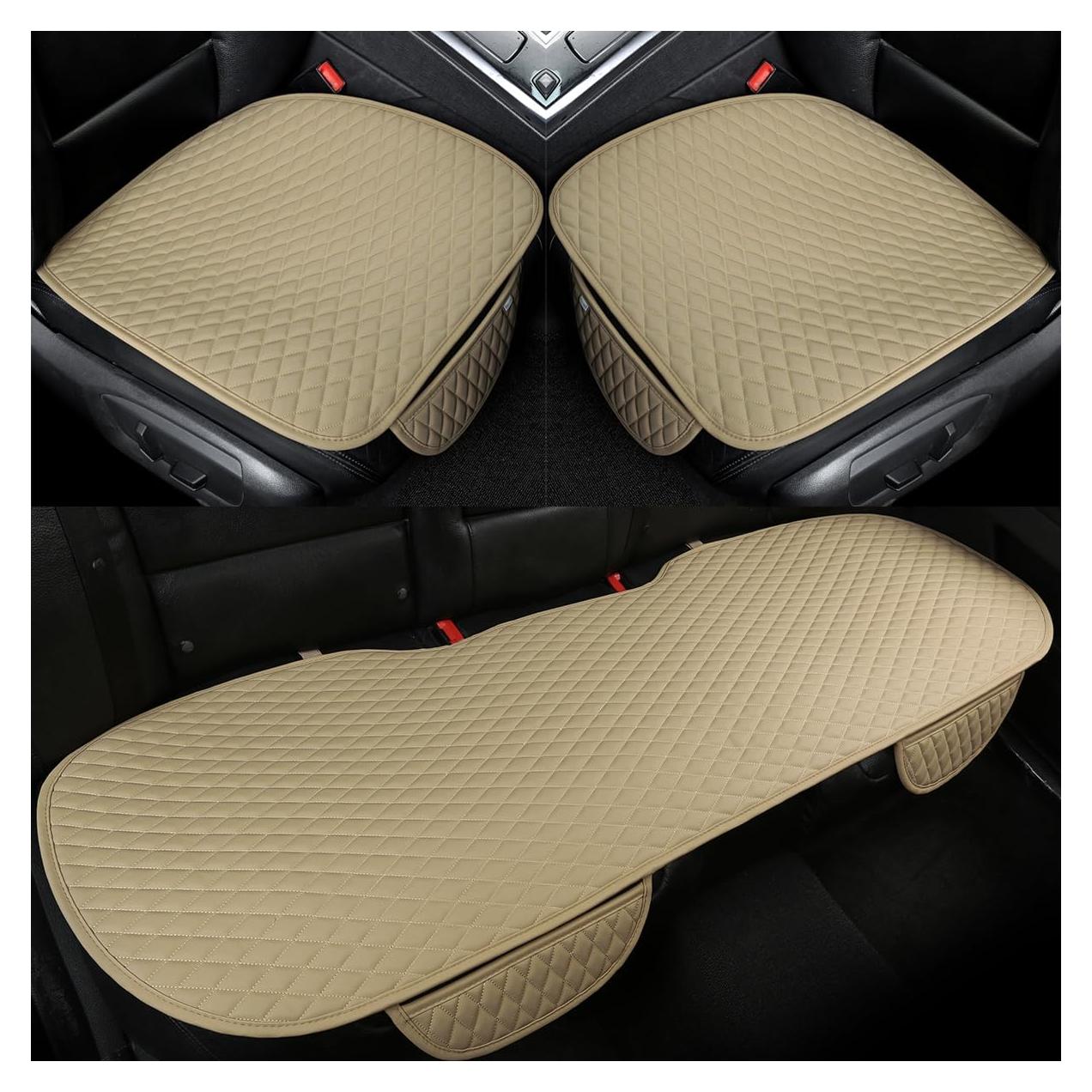 Cubiertas de Asiento de Coche West Llama Beige Ajuste Universal