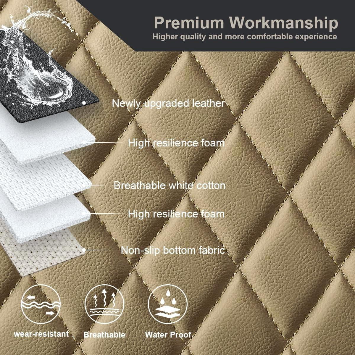 Cubiertas de Asiento de Coche West Llama Beige Ajuste Universal