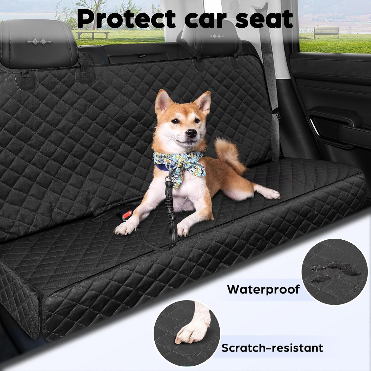 Funda de Asiento de Coche Fidozen SC4V1 Impermeable para Perros