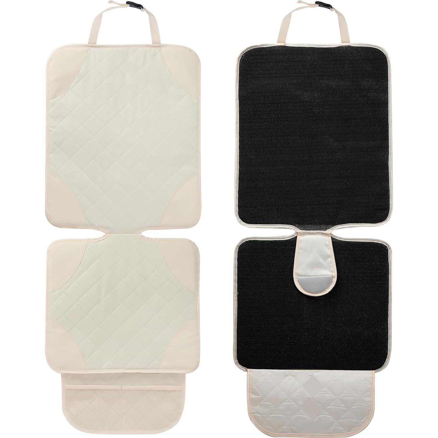 Protector de Asiento de Coche AOKJOY Beige Antideslizante