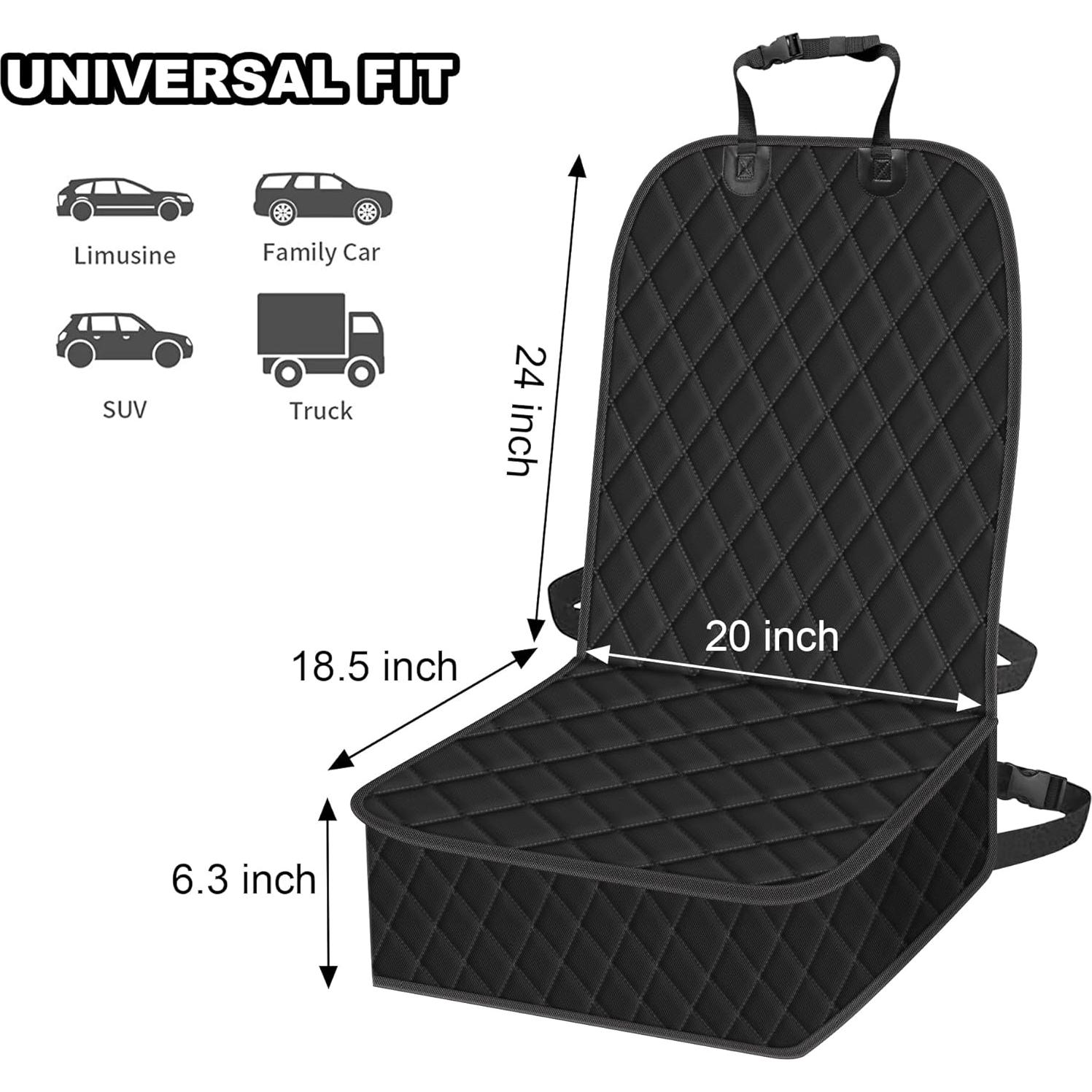 Funda de Asiento Delantero para Perros Femuar 2 Paquetes Impermeable