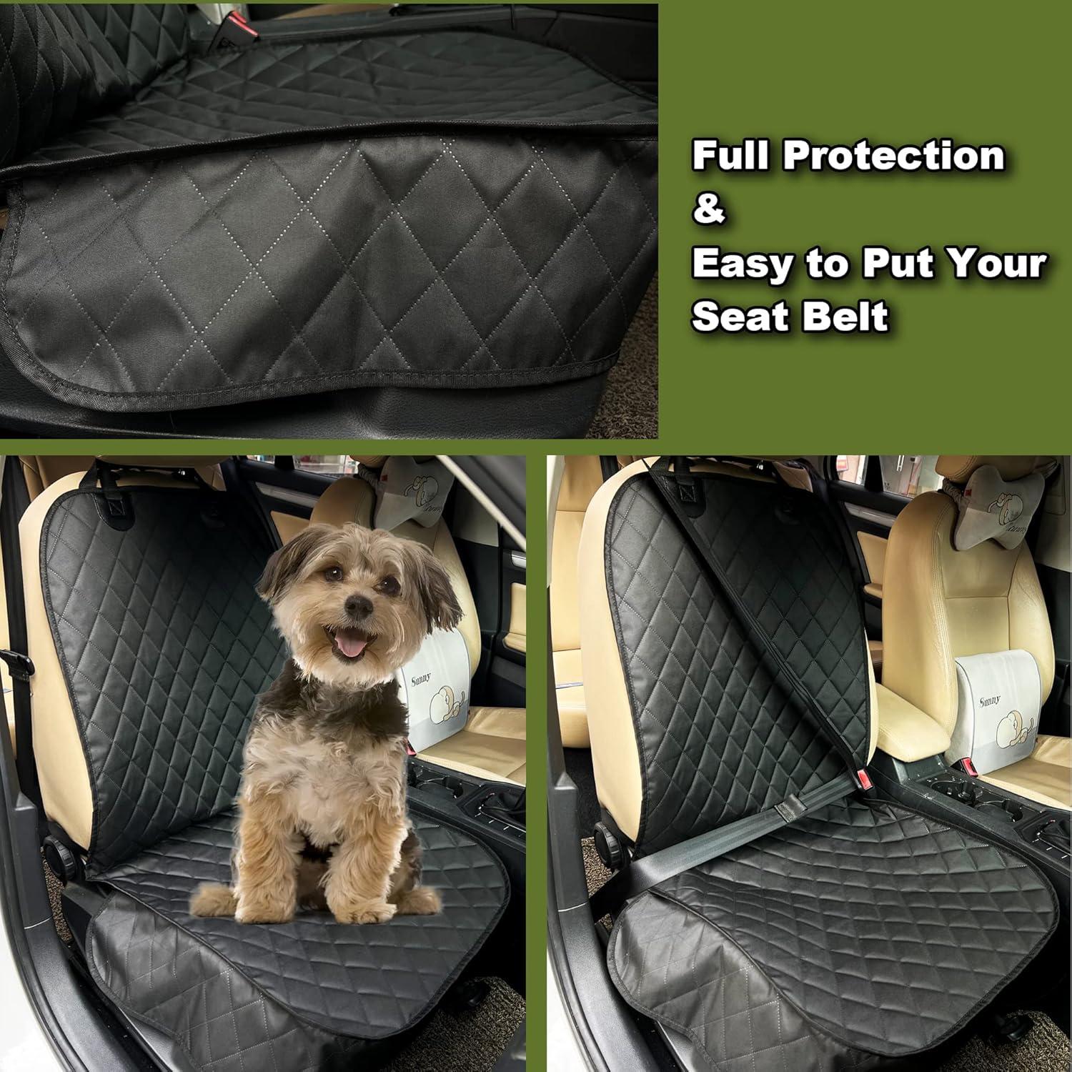 Funda de Asiento Delantero para Perros Femuar 2 Paquetes Impermeable