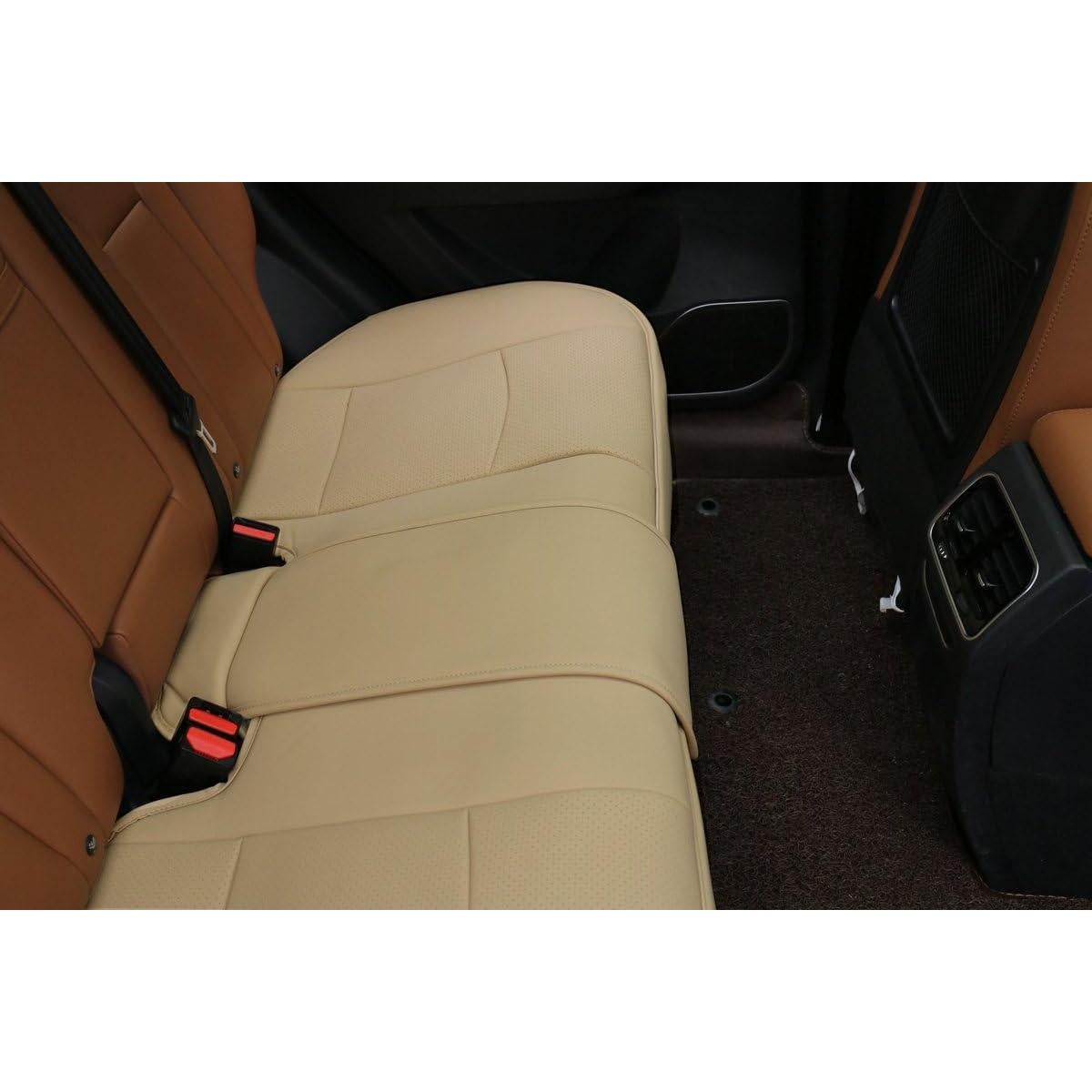 Funda de Asiento Trasero EDEALYN Beige Ajustable 127-140cm