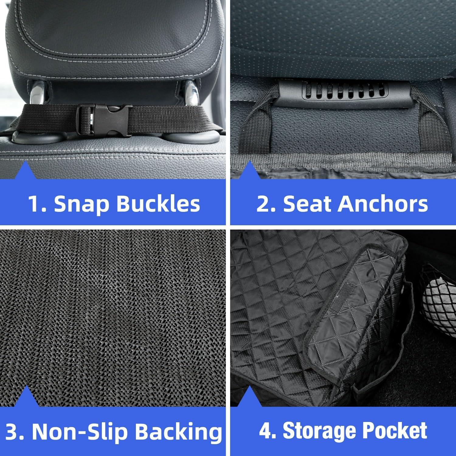 Funda de Asiento Delantero PETICON 2 Pack Impermeable para Perros