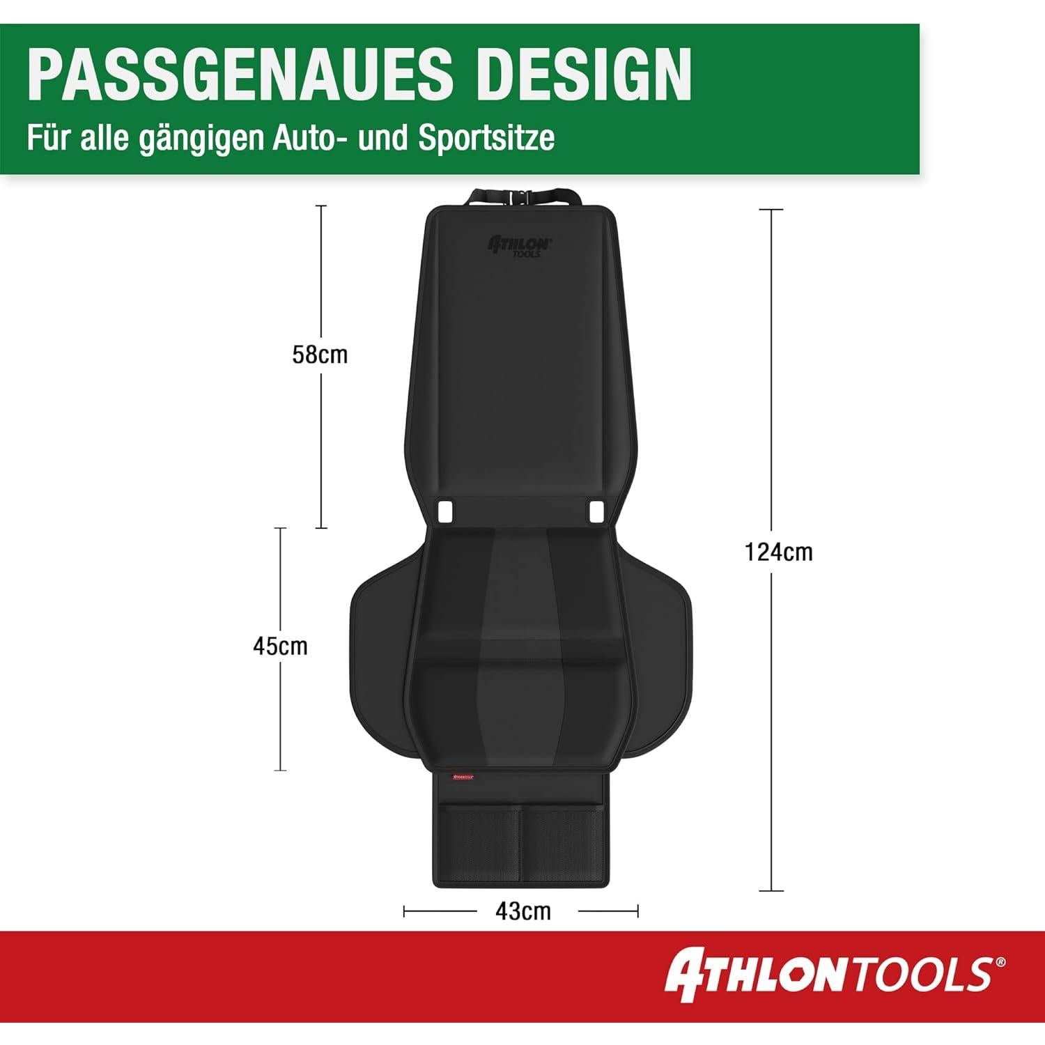 Almohadilla para Asiento Infantil ATHLON TOOLS - Ajuste Universal - Negro
