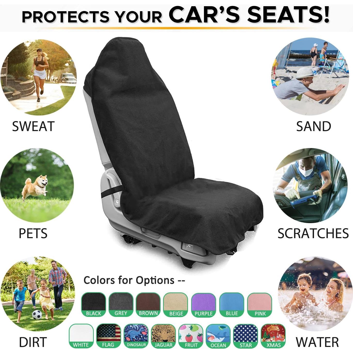 Funda de Asiento de Coche DECKALY Impermeable Ajuste Universal