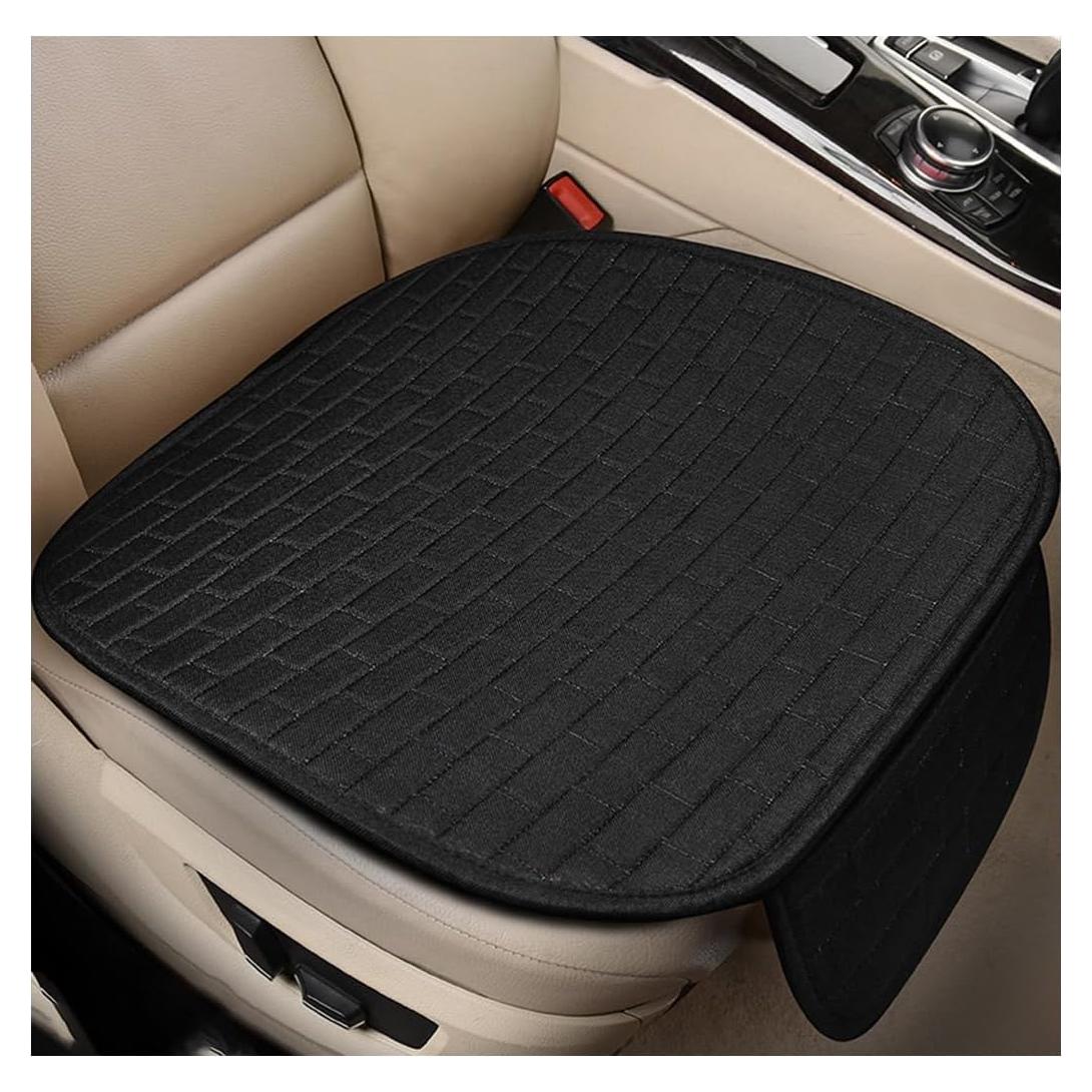 Funda de Asiento Delantera KVAEY Negra Antideslizante 50x46.7cm