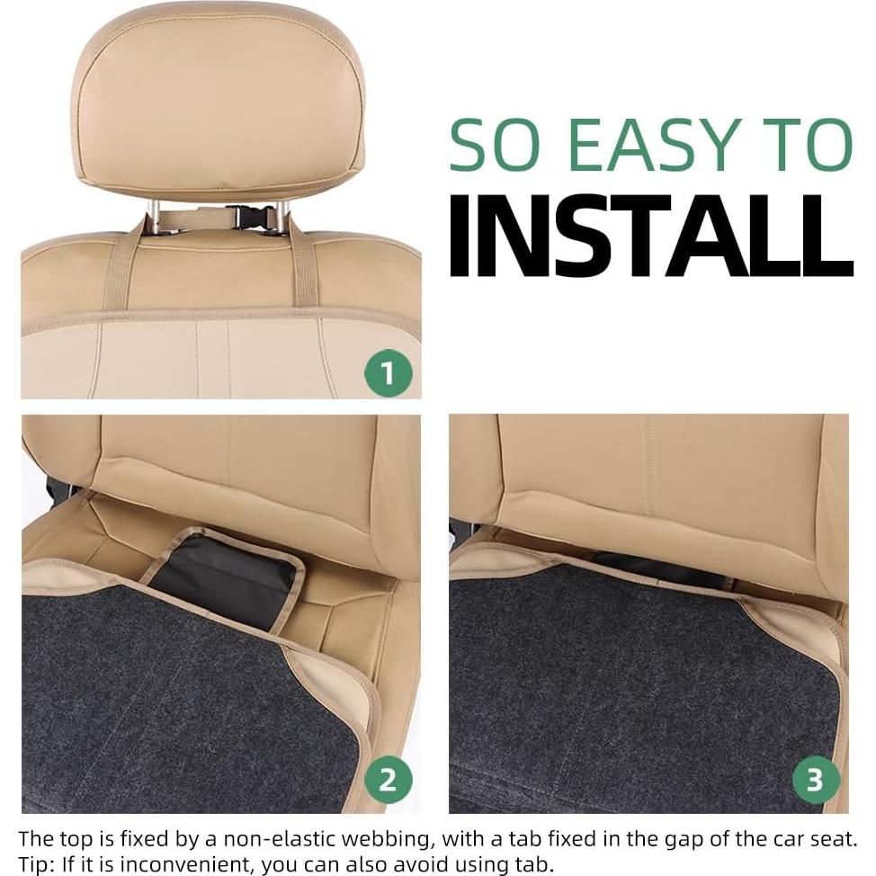 Protector de Asiento de Coche Viaviat Beige Universal Impermeable