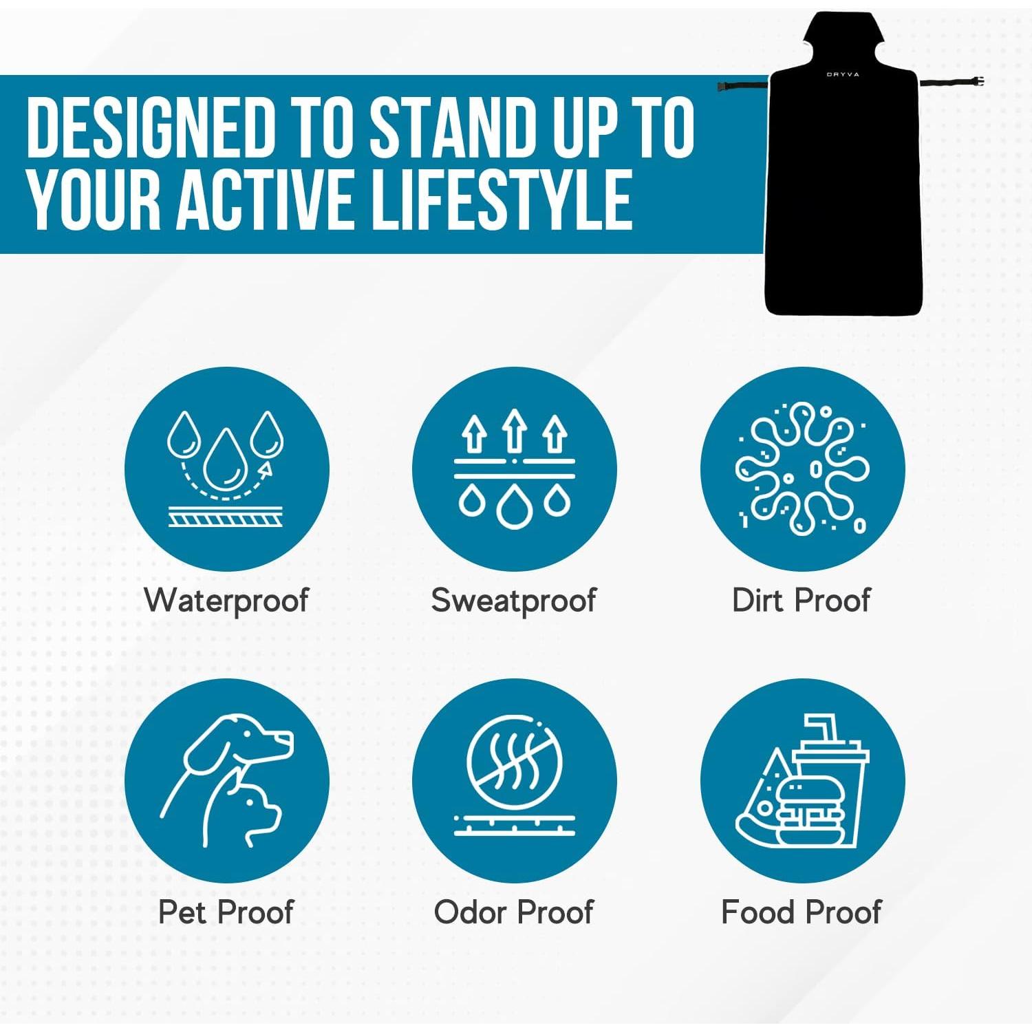 Funda de Asiento de Coche Dryva - Microfibra Impermeable Universal