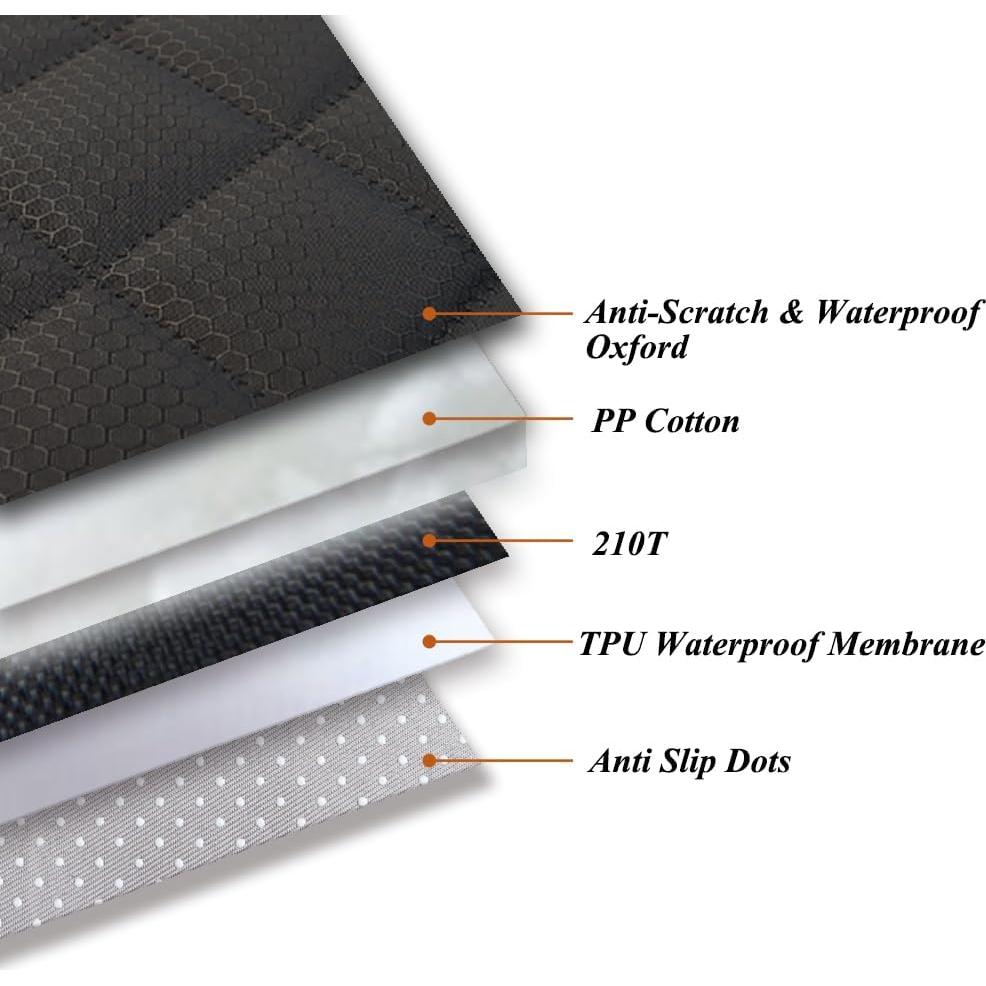 Cubierta de Asiento Delantero para Perros Paw Jamboree Negra