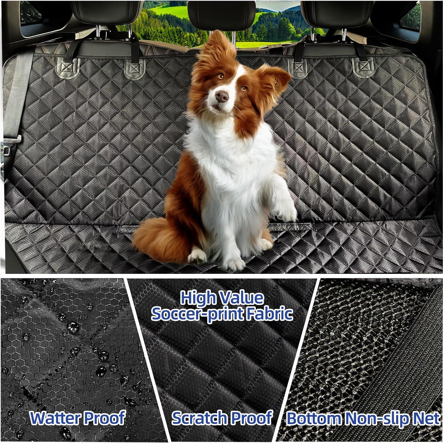 Cubierta de Asiento para Perros JSTHT Impermeable 132x122cm