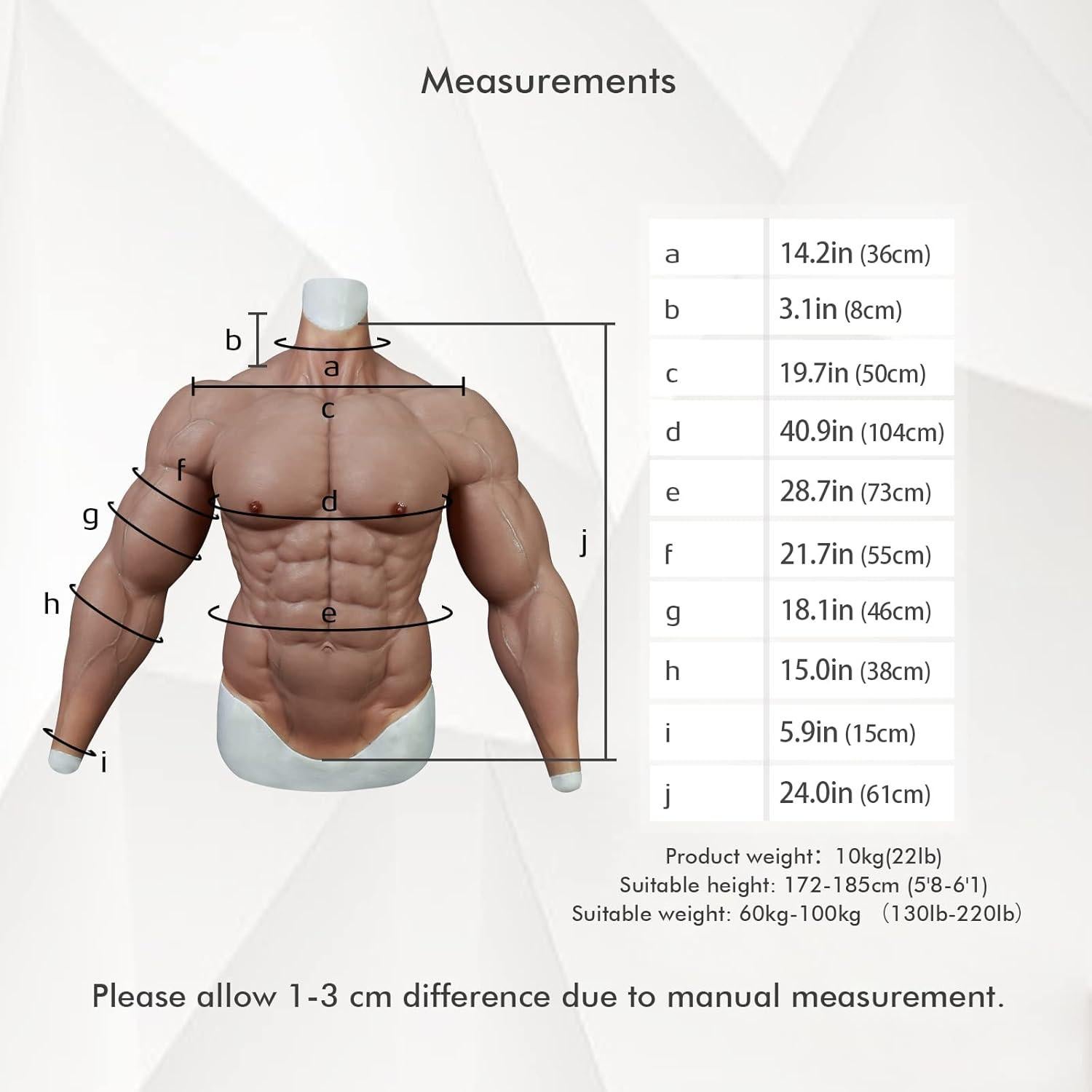 Traje Musculoso de Silicona SMITIZEN Talla Única Realista
