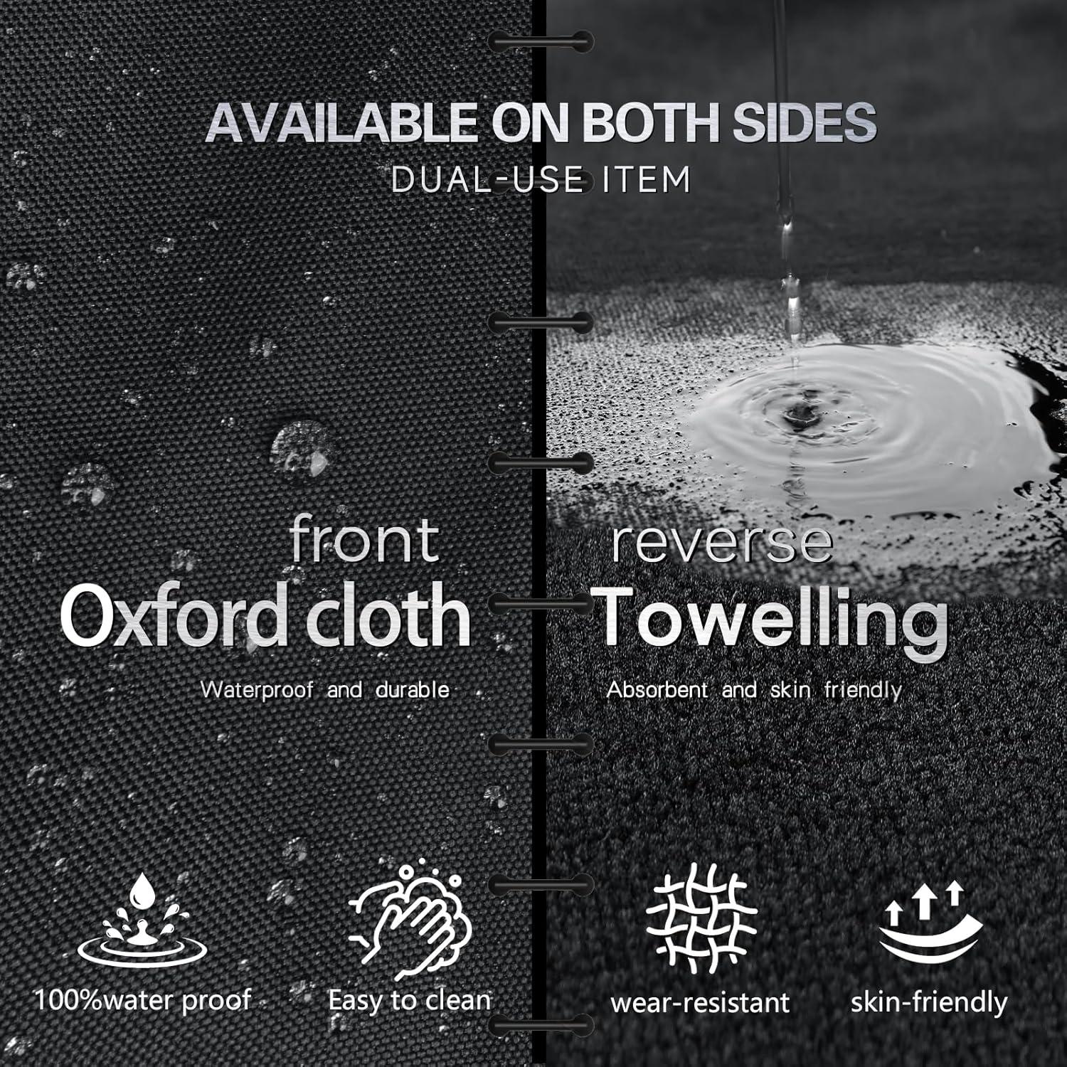 Funda de Asiento de Coche Impermeable CAR PASS Universal Negro