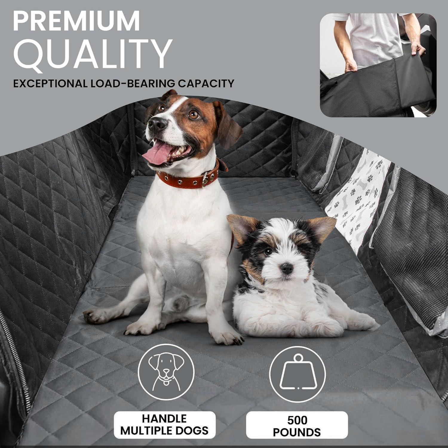 Cubierta de Asiento Trasero para Perros Sajoda - Impermeable 900D