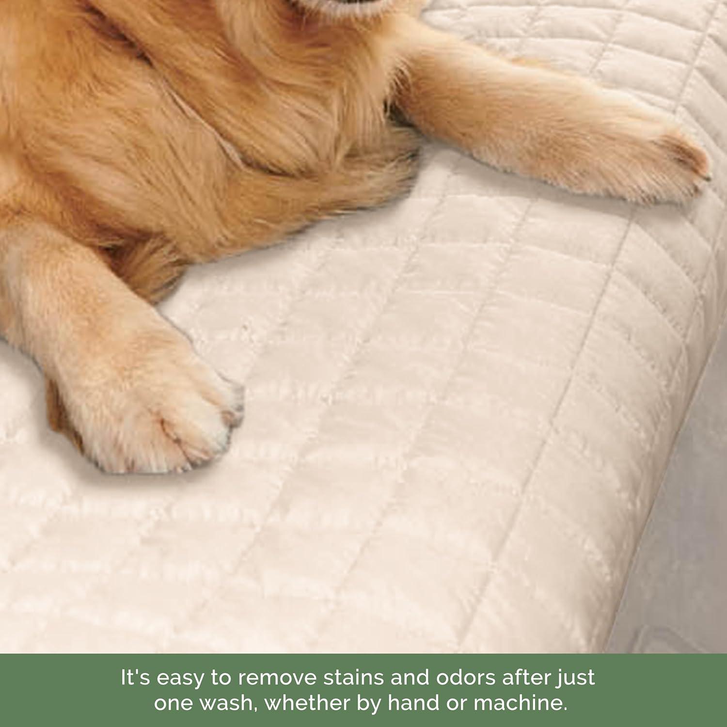 Cubierta de Asiento para Mascotas Elegant Comfort Crema 139.7 cm