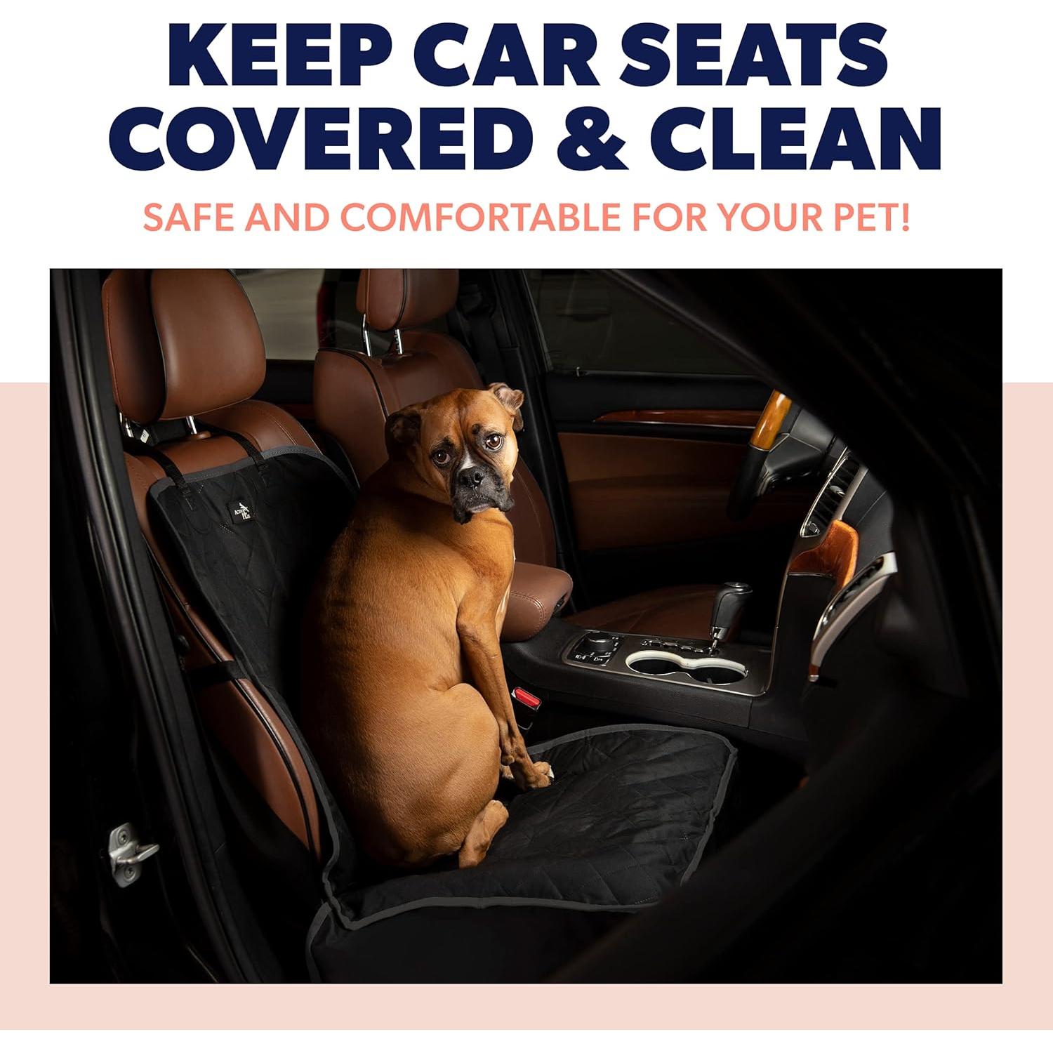 Funda de Asiento de Coche para Perros Active Pets Negra