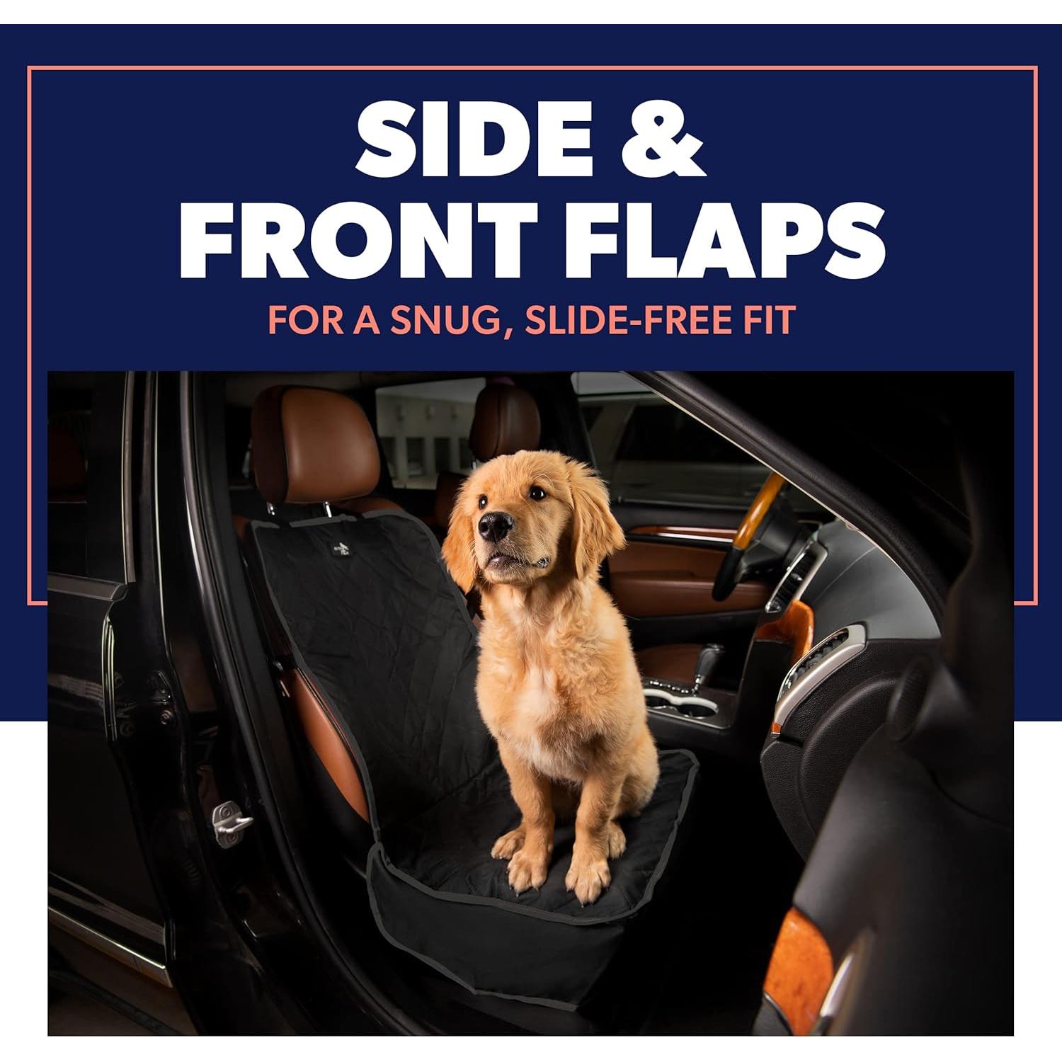 Funda de Asiento de Coche para Perros Active Pets Negra