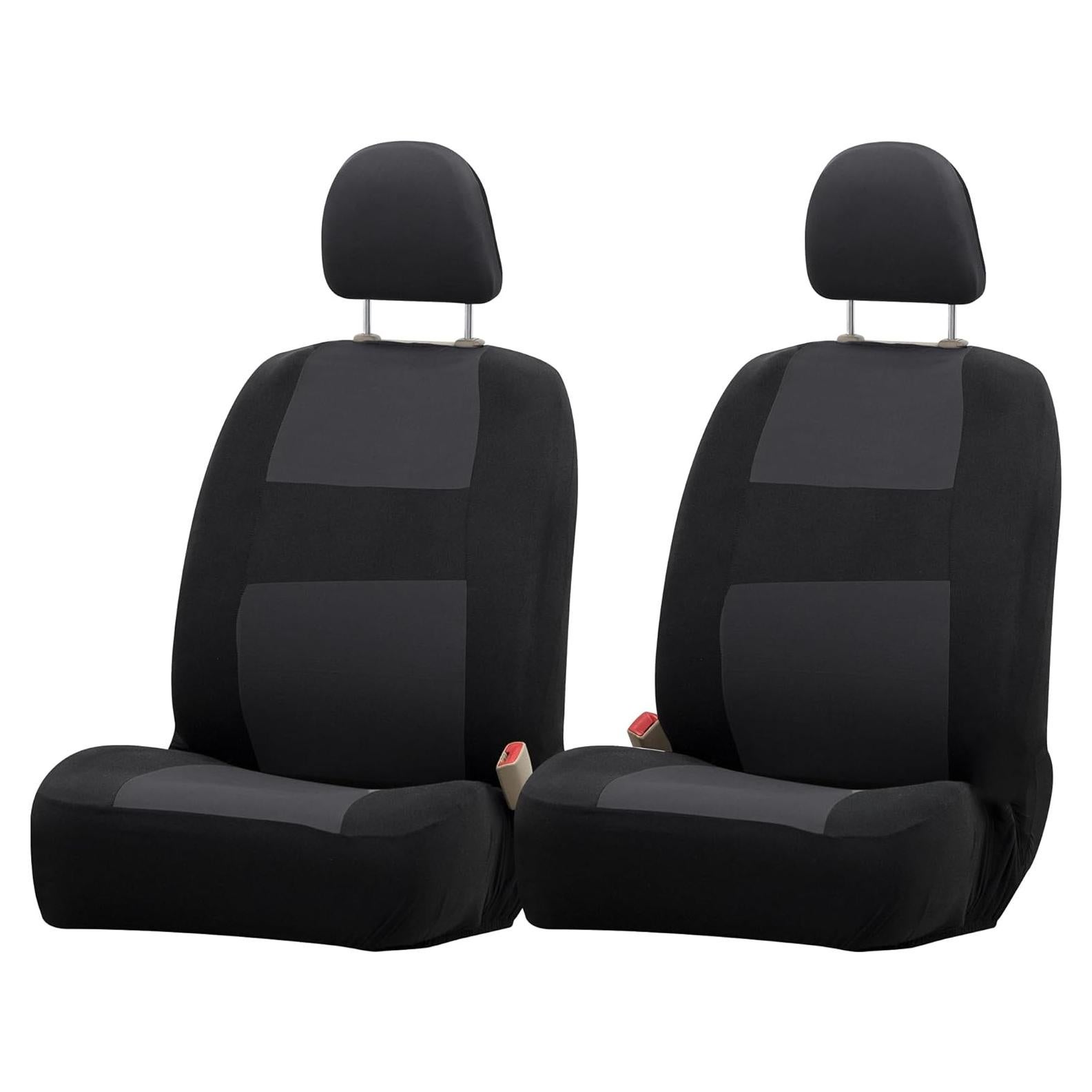 Fundas de Asiento de Coche DREAHOTEXTIL Universales 2 Pcs Gris