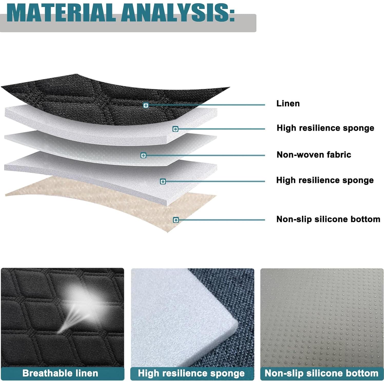 Protector de Asiento de Coche West Llama Negro Ajuste Universal