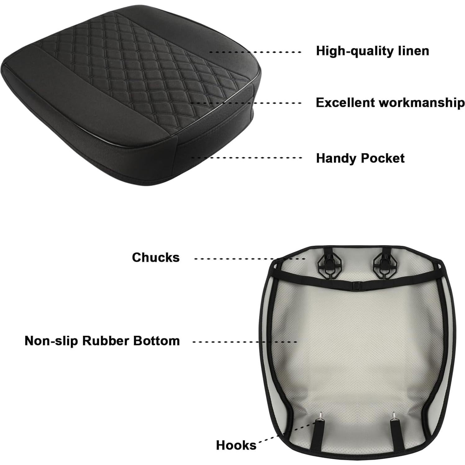 Protector de Asiento de Coche West Llama Negro Ajuste Universal