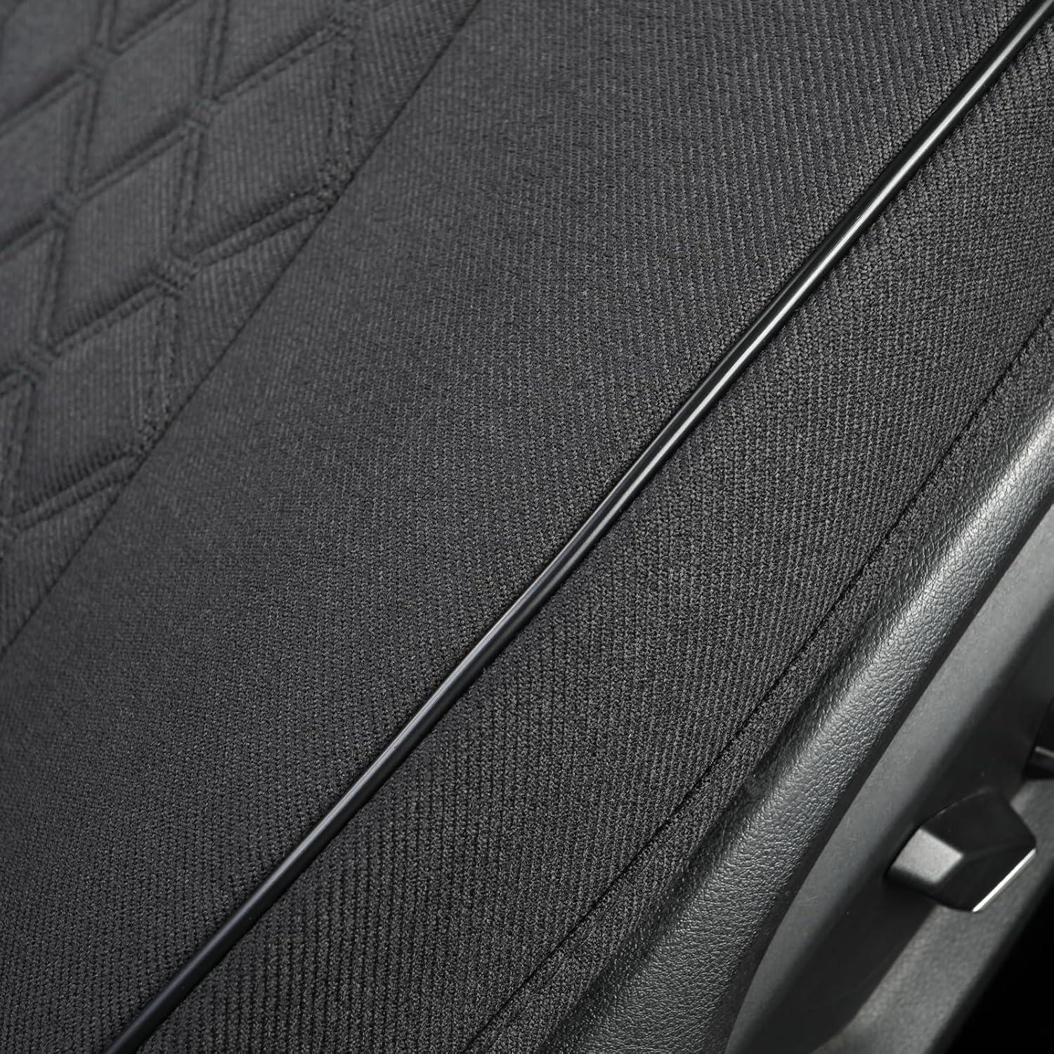 Protector de Asiento de Coche West Llama Negro Ajuste Universal