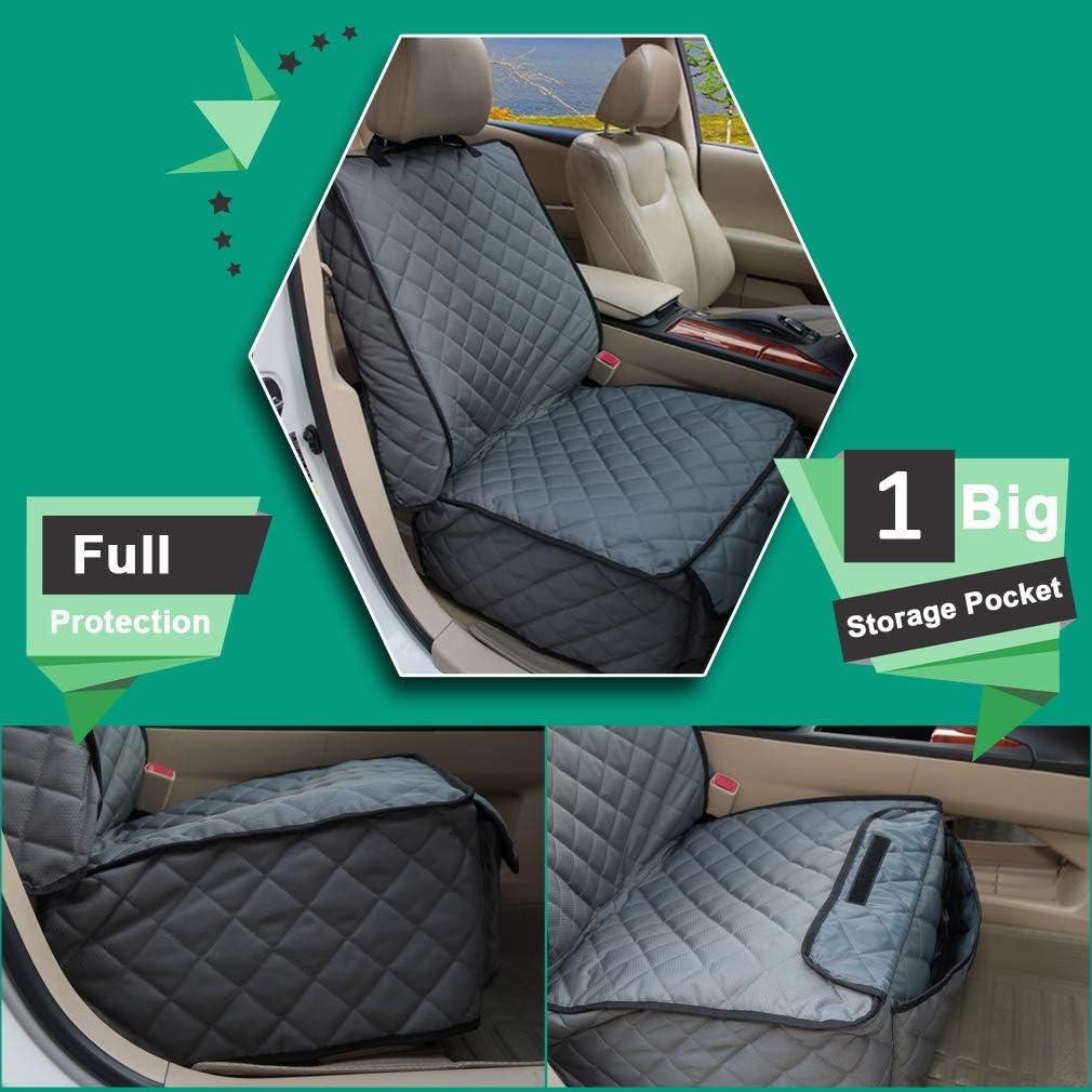 Funda de Asiento Delantero Impermeable HAPYFOST Gris