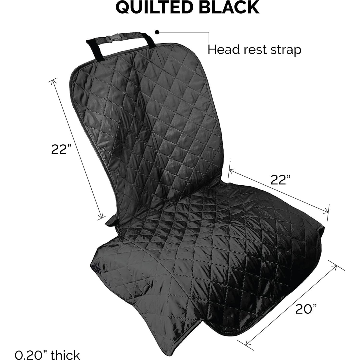 Protector de Asiento de Coche Furhaven Resistente al Agua Negro