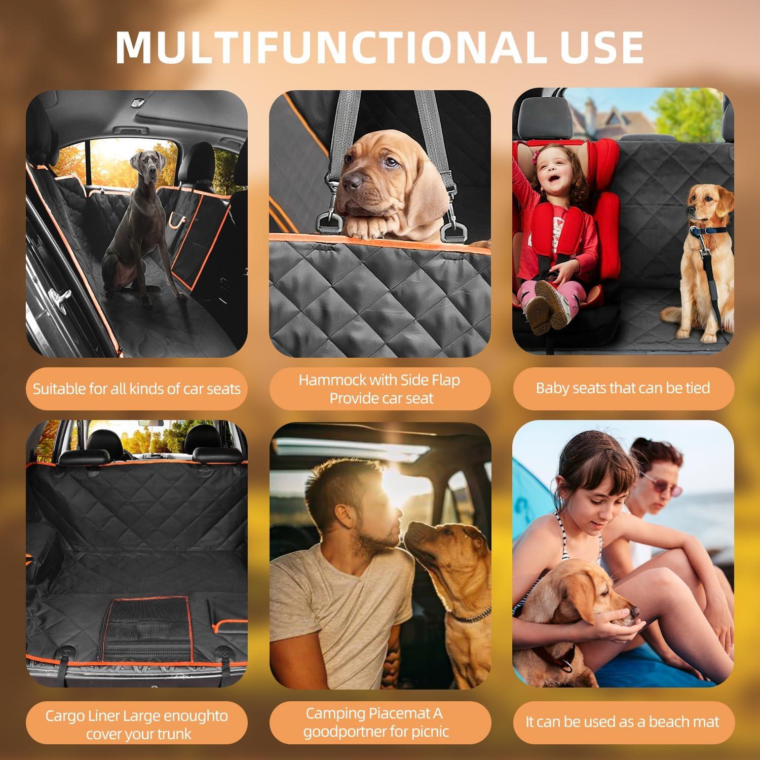 Funda de Asiento para Perros Mlivrom Pet01 Impermeable Universal