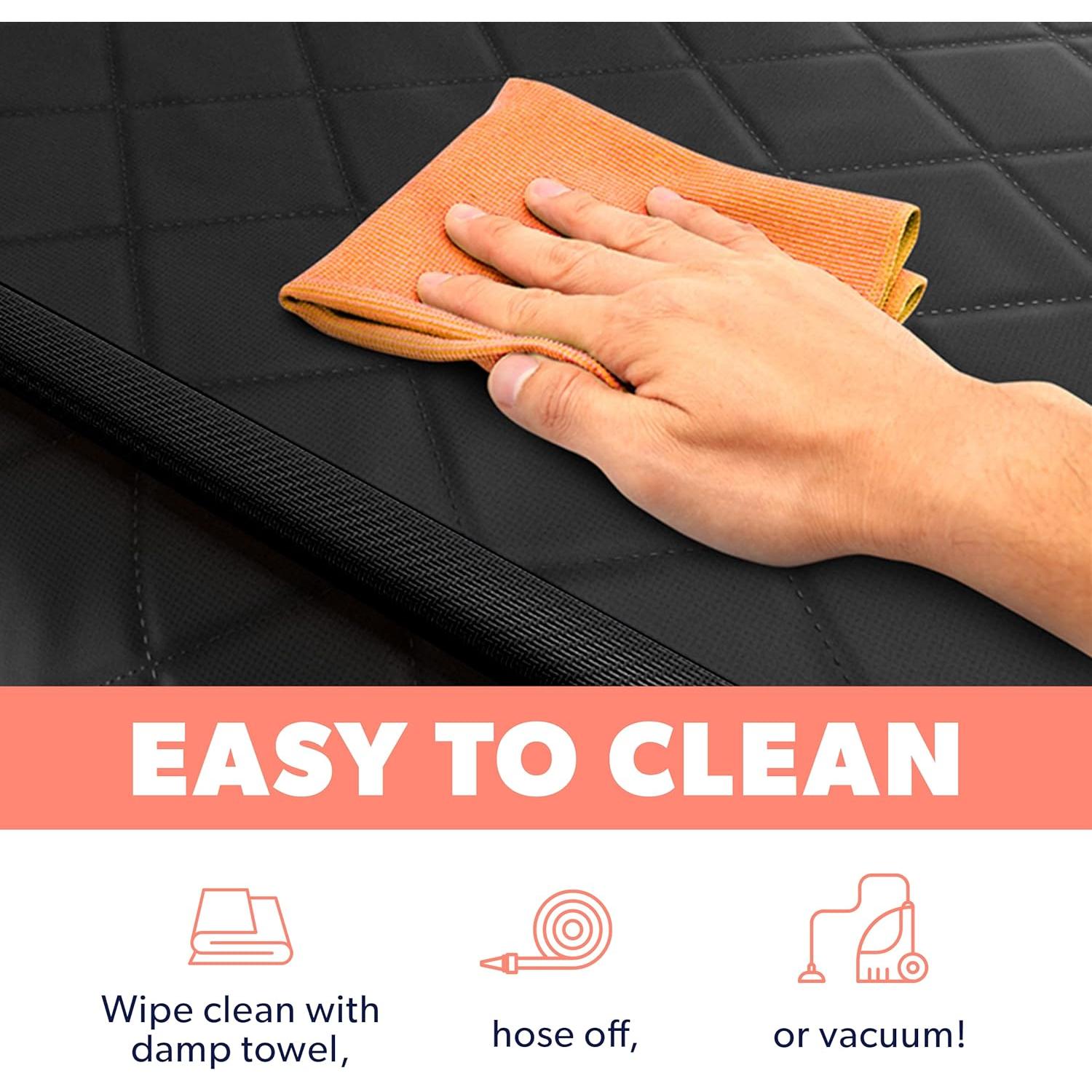 Funda de Asiento para Perros Active Pets Negra Impermeable