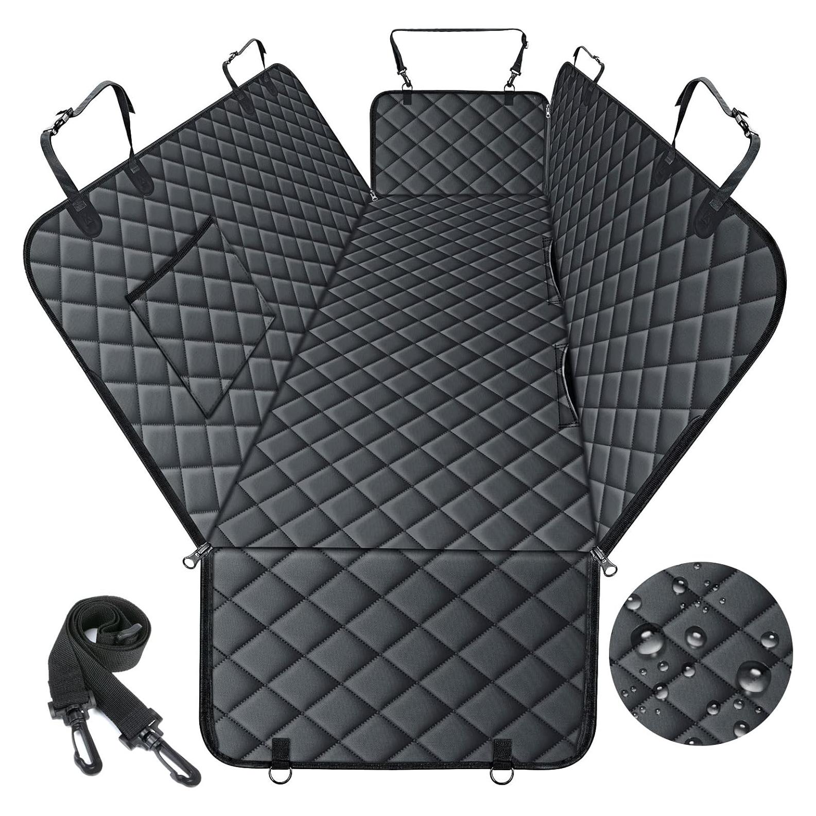Funda de Asiento de Coche Impermeable NECKORY para Perros S