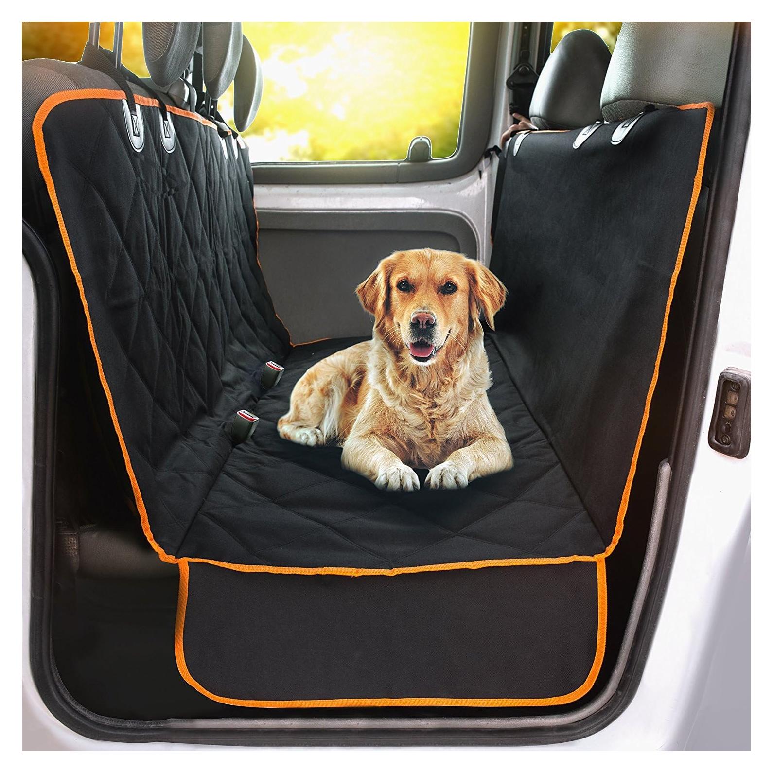Cubierta de Asiento para Perros Doggie World Estándar Naranja