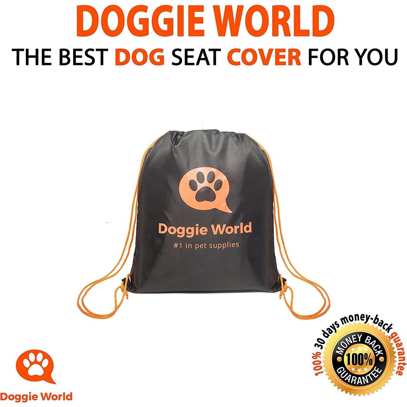 Cubierta de Asiento para Perros Doggie World Estándar Naranja