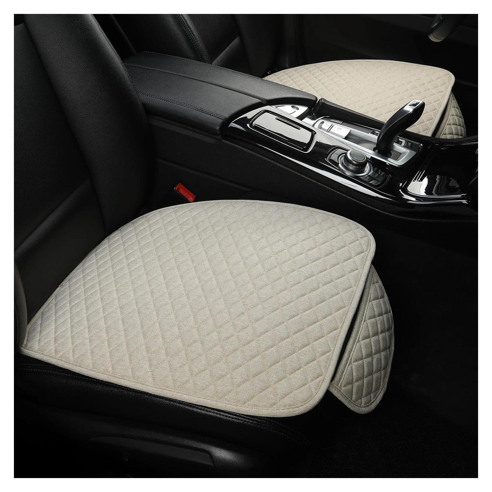 Cubiertas de Asiento de Coche West Llama 2 Piezas Beige