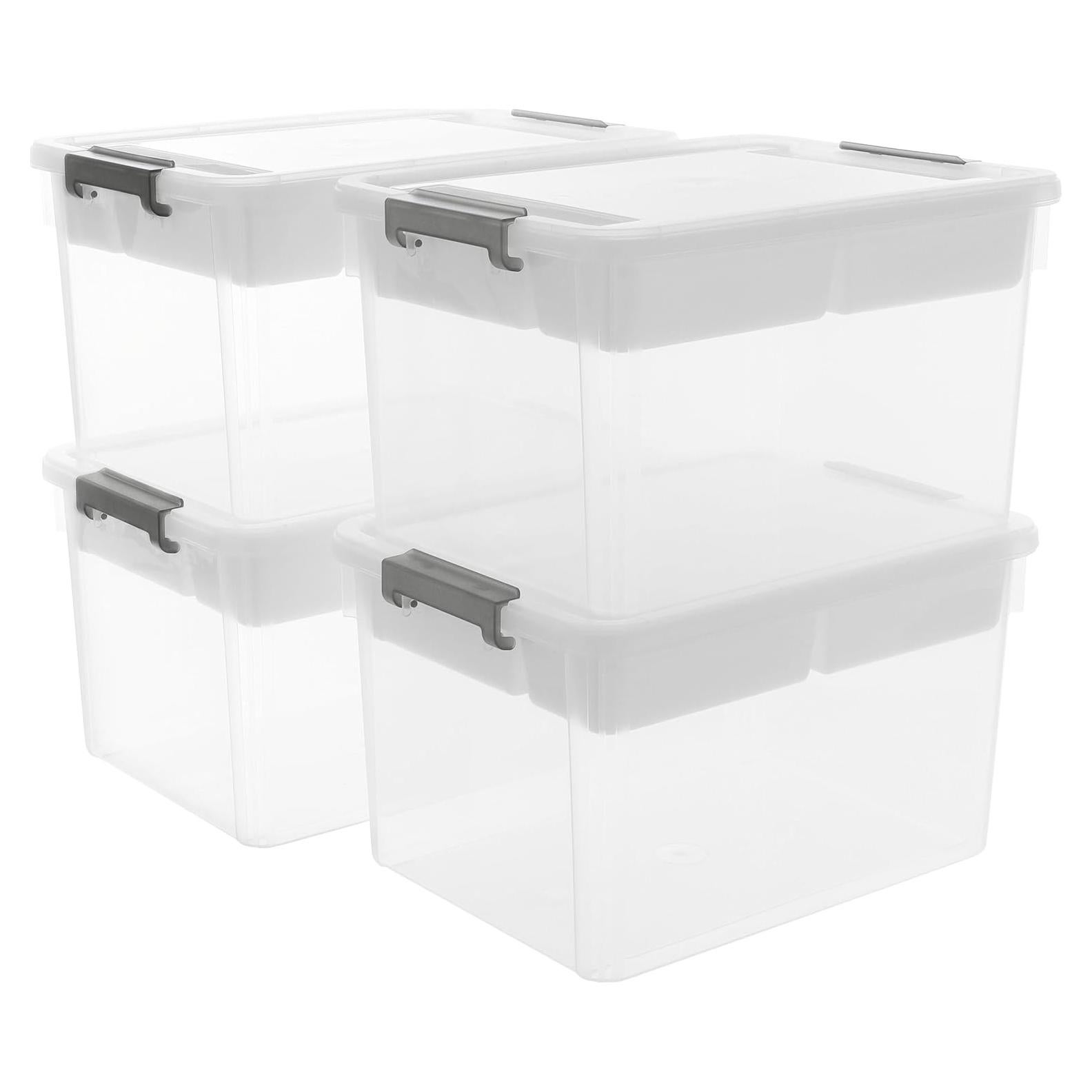 Contenedor de Almacenamiento Citylife 32 Qt 4 Piezas Apilables