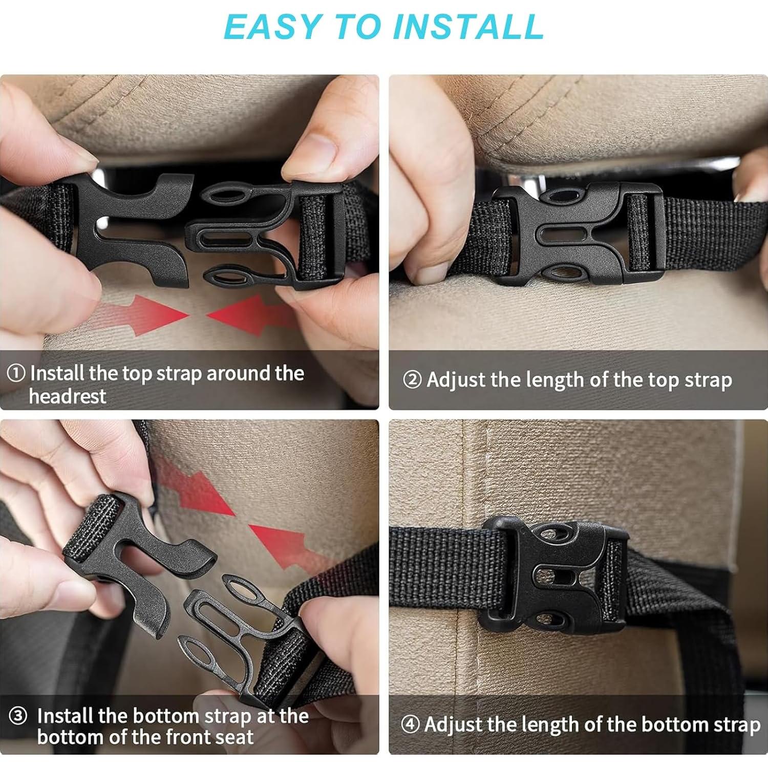 Organizador de Asiento Trasero Matenf con 9 Bolsillos y Soporte para Tableta