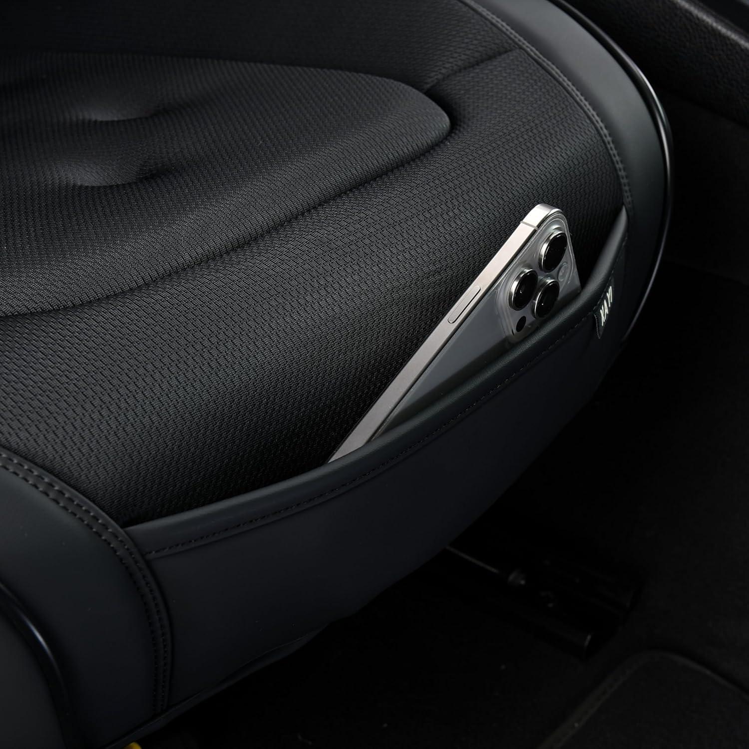 Funda de Asiento de Coche KAYI, Espuma Viscoelástica, Negro