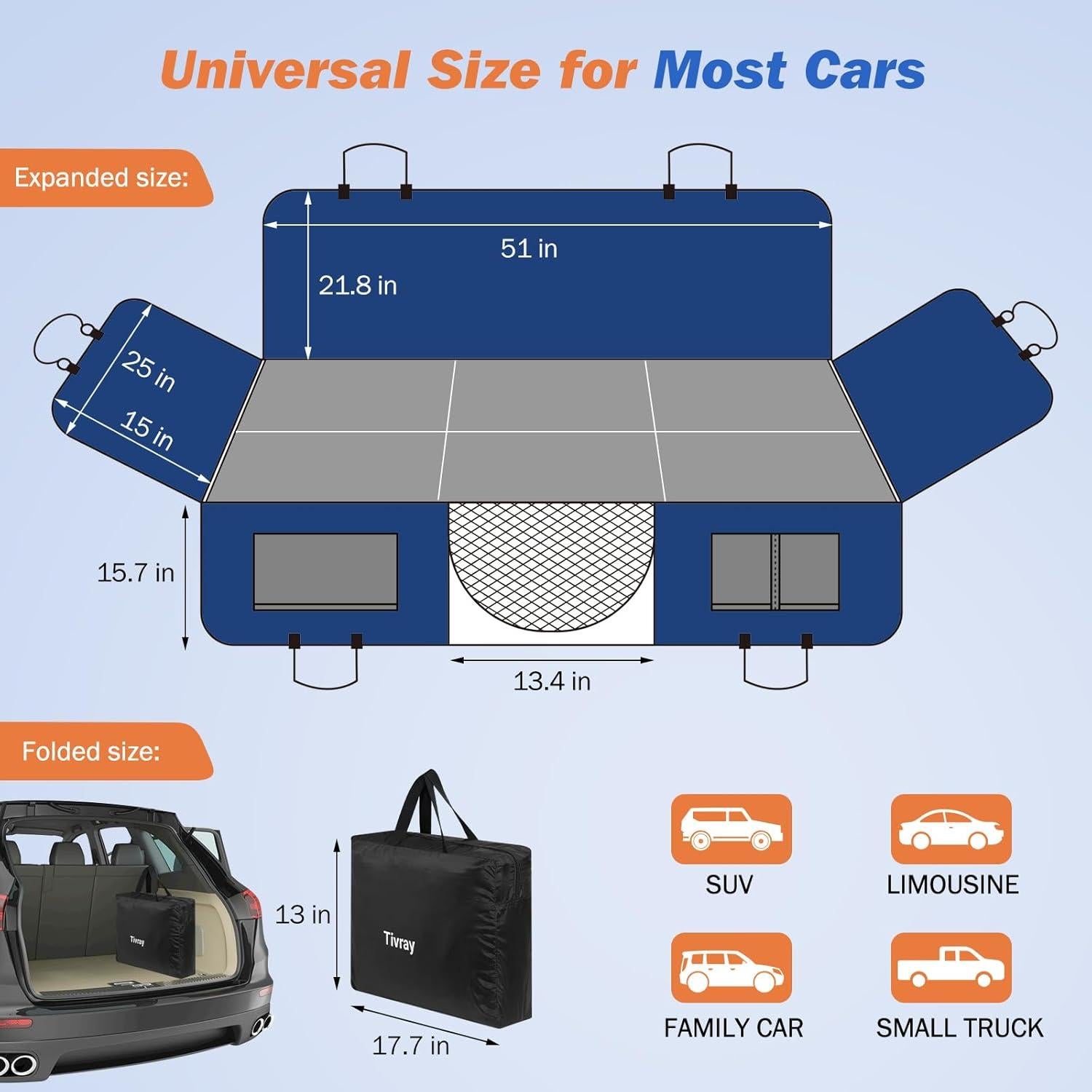 Funda de Asiento para Perros Tivray - Impermeable y Ajustable
