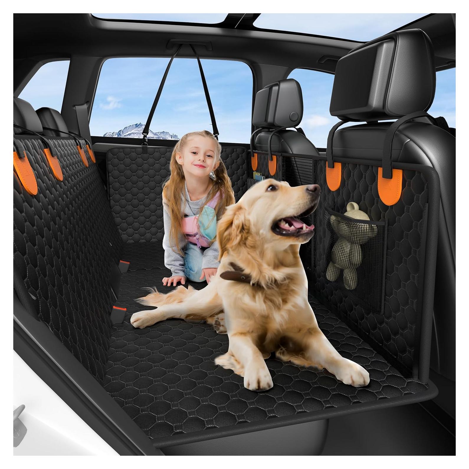 Funda de Asiento para Perros Sangoodier Universal Naranja 132x64cm