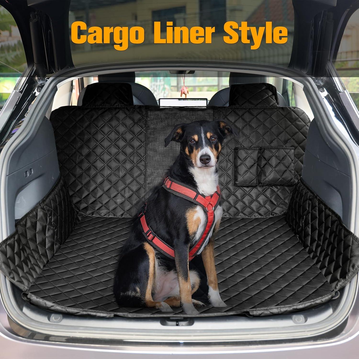 Cubierta de Asiento para Perros PETICON Tesla Modelo 3 y Y 100% Impermeable