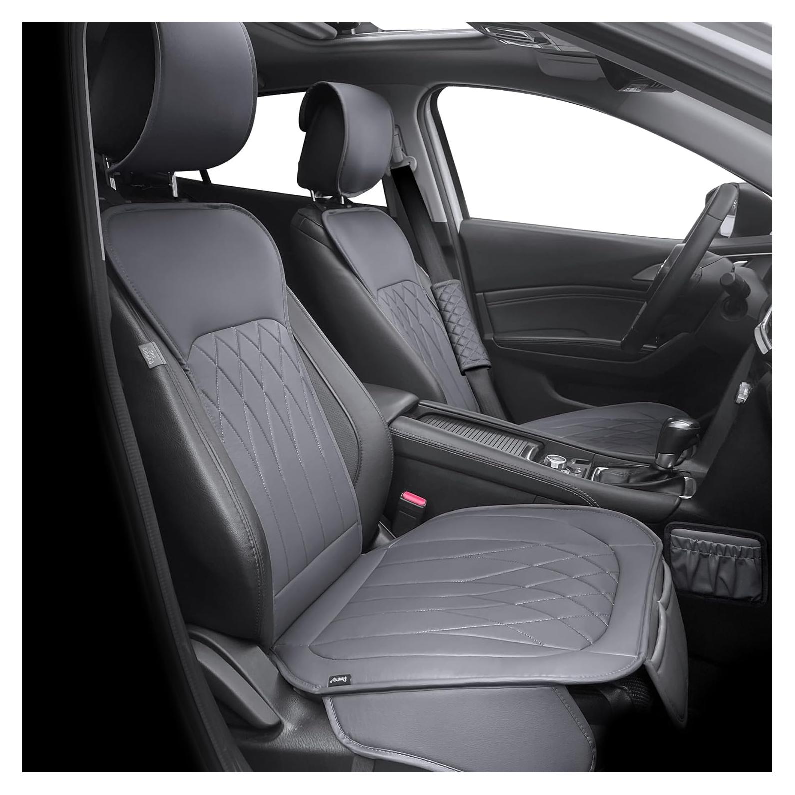 Cubiertas de Asiento Frontal Elantrip Gris Impermeables 1 Par