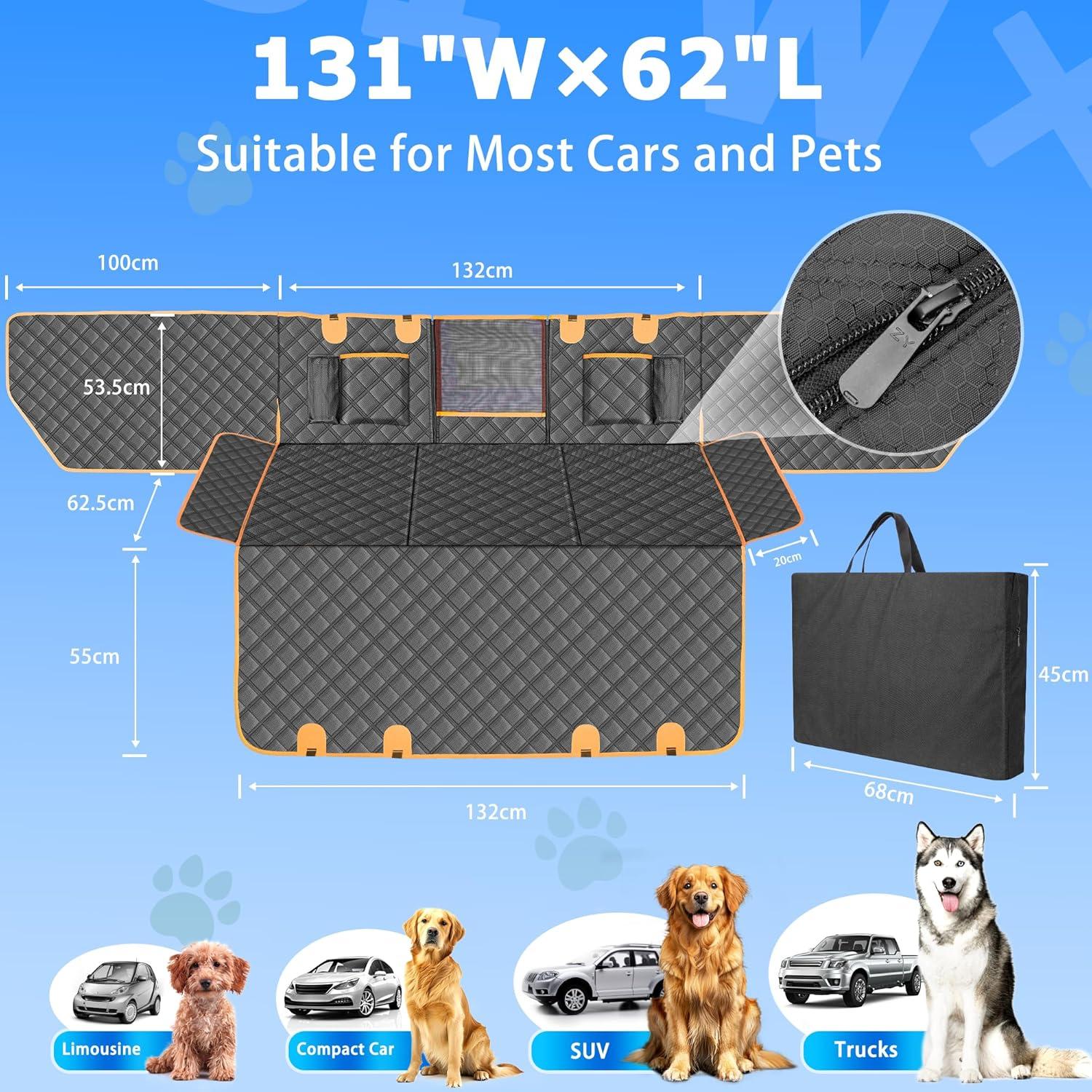 Funda de Asiento para Perros Twesync Impermeable 63 cm