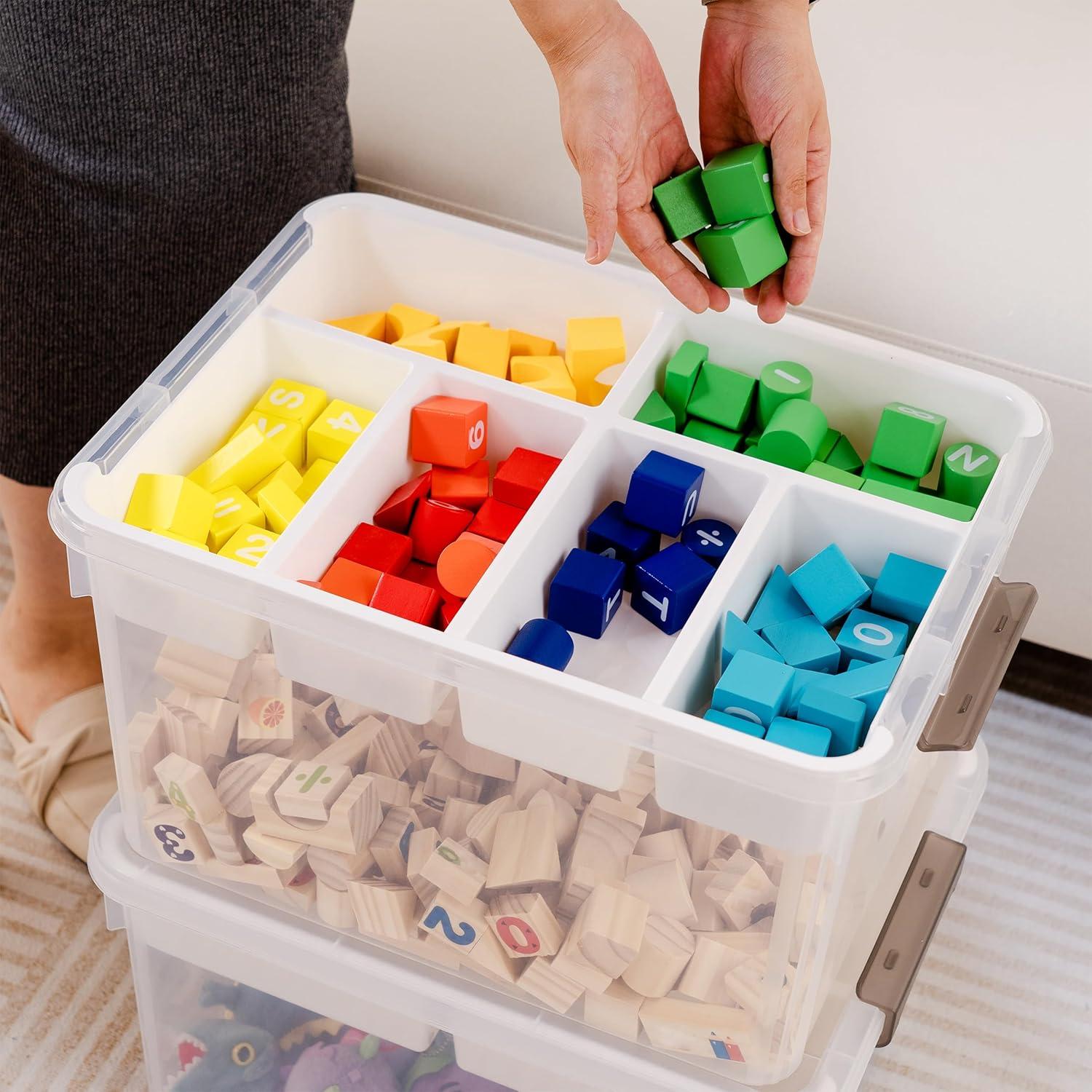 Contenedor de Almacenamiento Citylife 30L 2 Paquetes Apilables