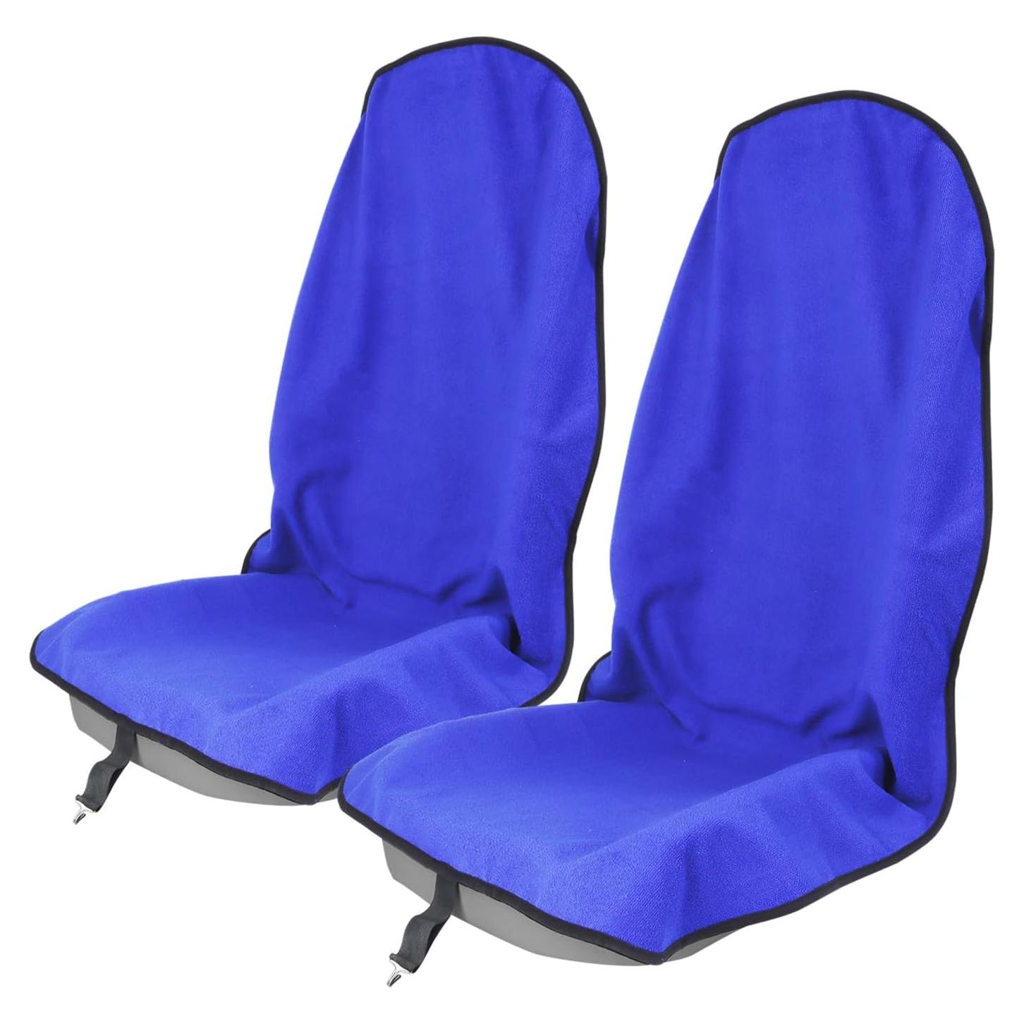 Cubierta de Asiento de Coche Zinytrae 2 Piezas Azul Impermeable