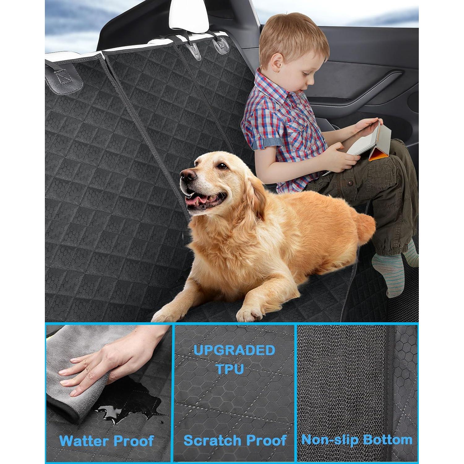 Cubierta de Asiento para Perro EVMODS 2024 Impermeable Tesla