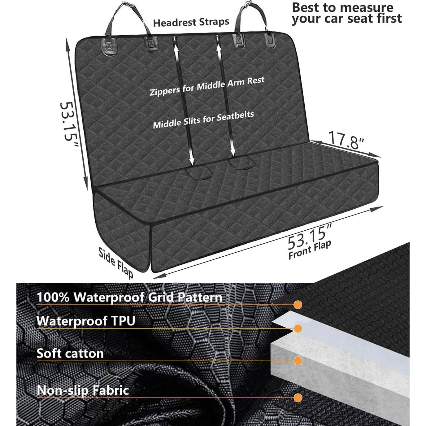Cubierta de Asiento para Perro EVMODS 2024 Impermeable Tesla
